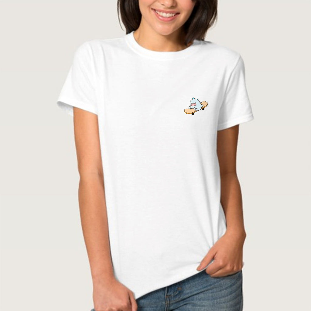 Excited Tato Skateboarding Unisex Tee - Kawaiies - Adorable - Cute - Plushies - Plush - Kawaii