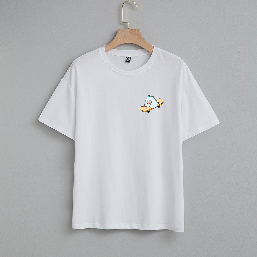 Excited Tato Skateboarding Unisex Tee - Kawaiies - Adorable - Cute - Plushies - Plush - Kawaii