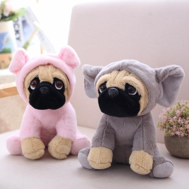 Family of Pug Plushies - Kawaiies - Adorable - Cute - Plushies - Plush - Kawaii