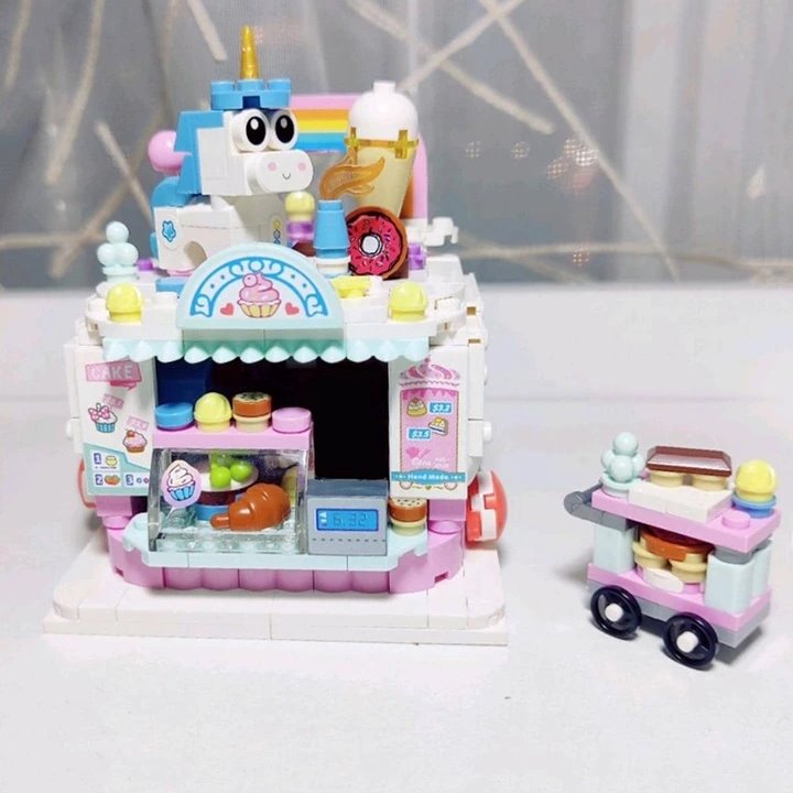 Fast Food Stalls Micro Building Blocks - Kawaiies - Adorable - Cute - Plushies - Plush - Kawaii