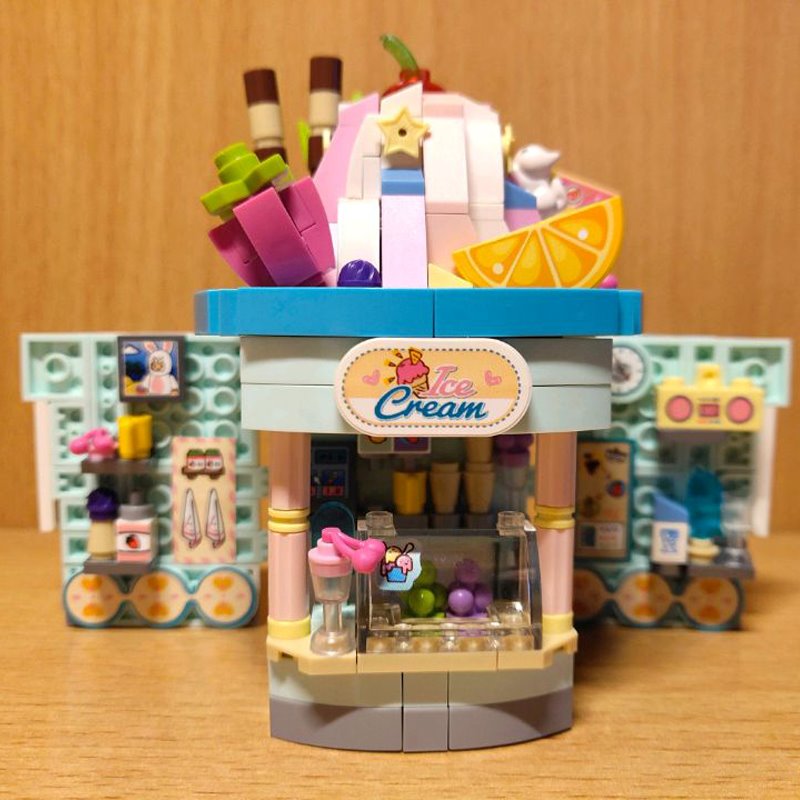 Fast Food Stalls Micro Building Blocks - Kawaiies - Adorable - Cute - Plushies - Plush - Kawaii