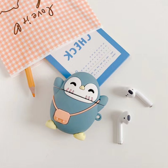 Flipper Penguin Airpods Case (1&2) - Kawaiies - Adorable - Cute - Plushies - Plush - Kawaii