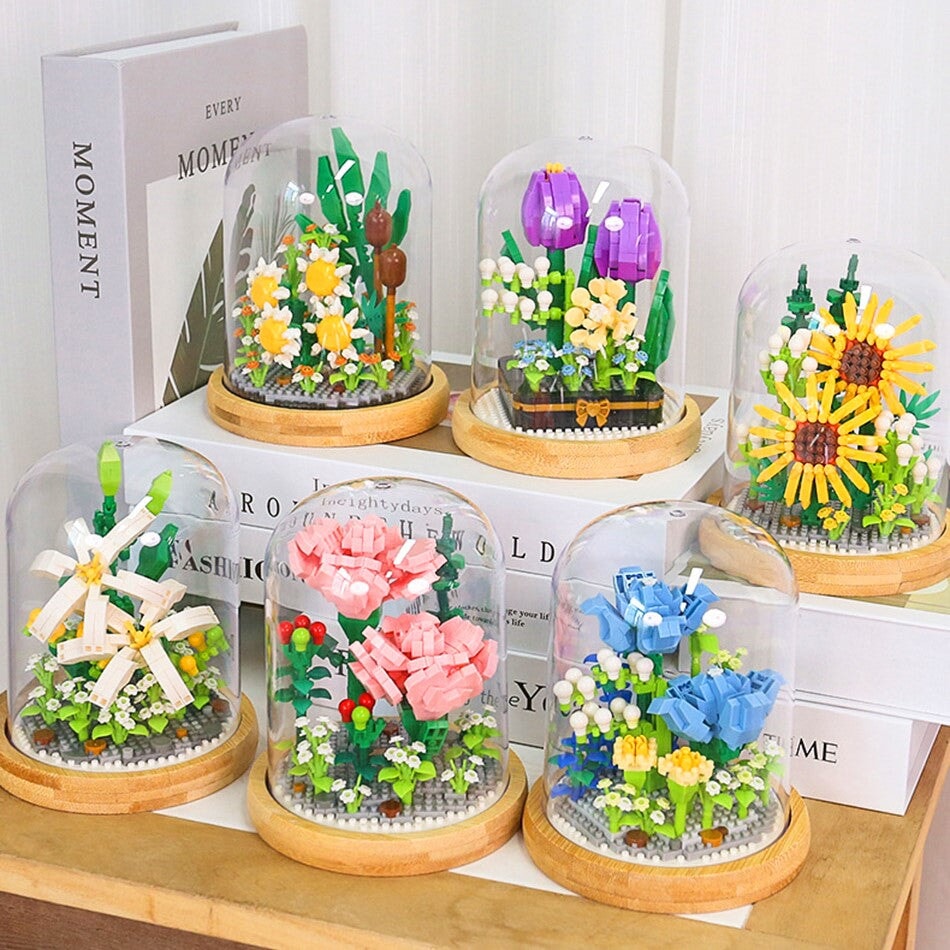 Floral Capsule Micro Building Set Collection - Kawaiies - Adorable - Cute - Plushies - Plush - Kawaii