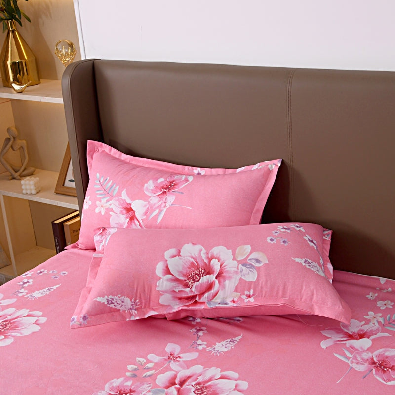 Floral Pink Blue Purple Polyester Bedding Sets - Kawaiies - Adorable - Cute - Plushies - Plush - Kawaii