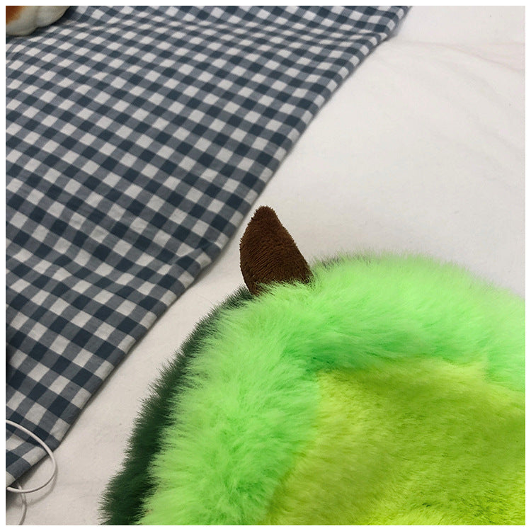 Fluffy Adorable Avocado Plush Bag - Kawaiies - Adorable - Cute - Plushies - Plush - Kawaii