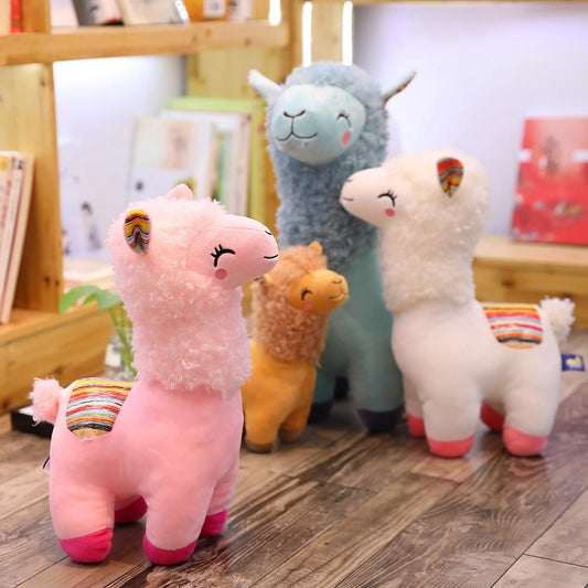 Fluffy Alpaca Family - Kawaiies - Adorable - Cute - Plushies - Plush - Kawaii