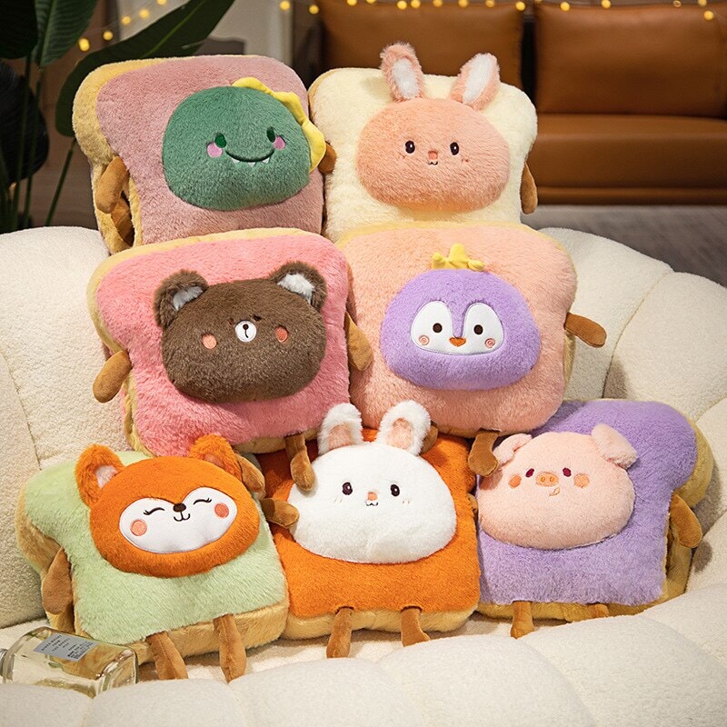 Fluffy Animal Toastie Plushie Hand Warmer Collection - Kawaiies - Adorable - Cute - Plushies - Plush - Kawaii