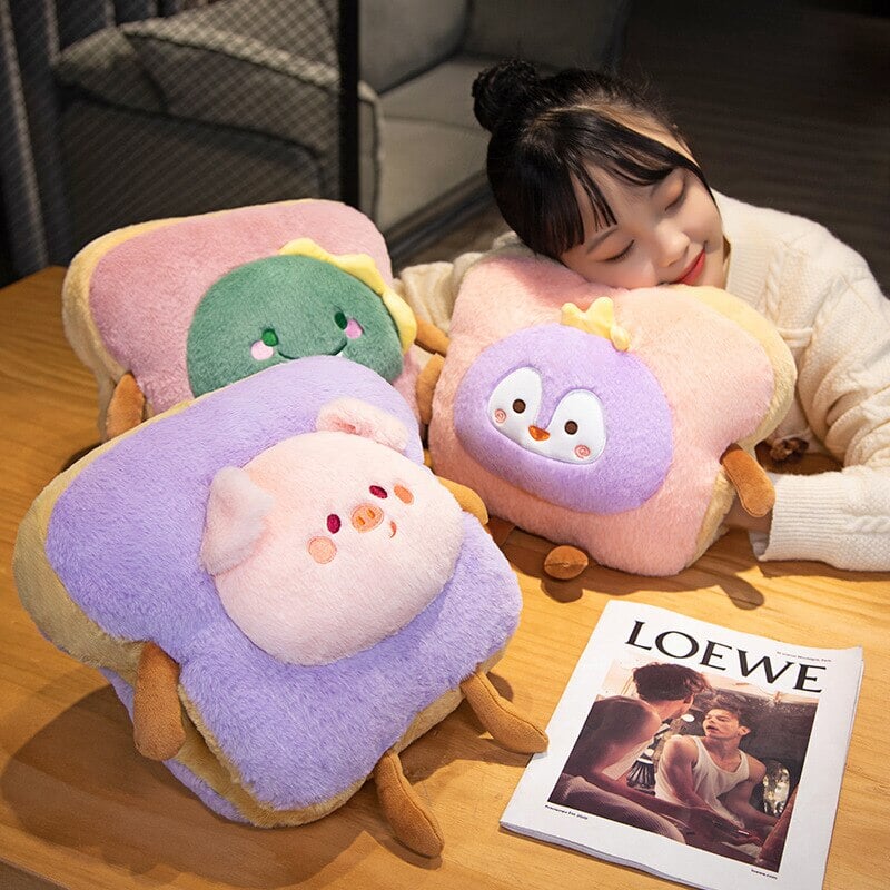 Fluffy Animal Toastie Plushie Hand Warmer Collection - Kawaiies - Adorable - Cute - Plushies - Plush - Kawaii