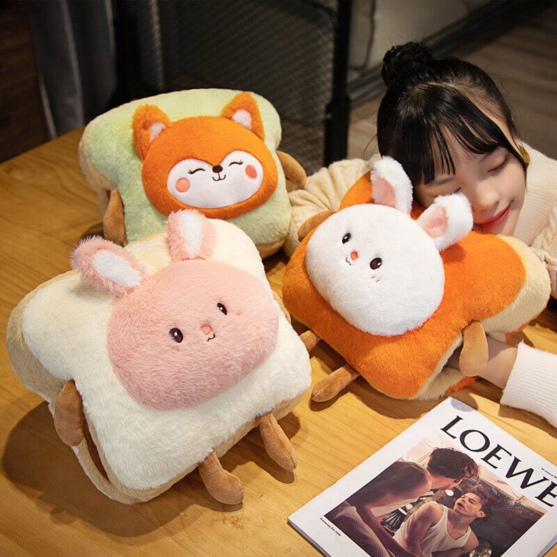 Fluffy Animal Toastie Plushie Hand Warmer Collection - Kawaiies - Adorable - Cute - Plushies - Plush - Kawaii