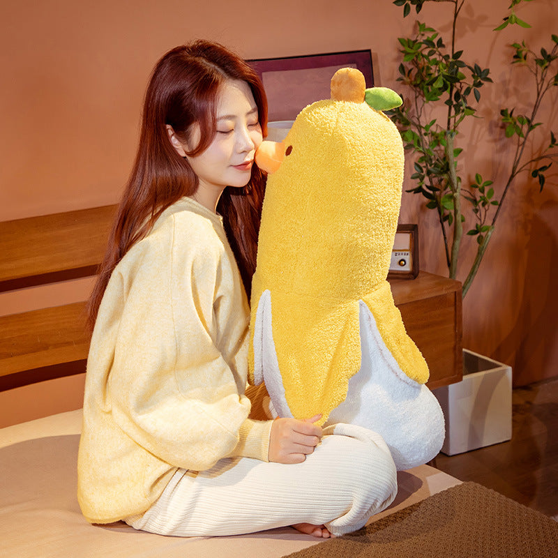 Fluffy Banana Duck Crew Plushies - Kawaiies - Adorable - Cute - Plushies - Plush - Kawaii