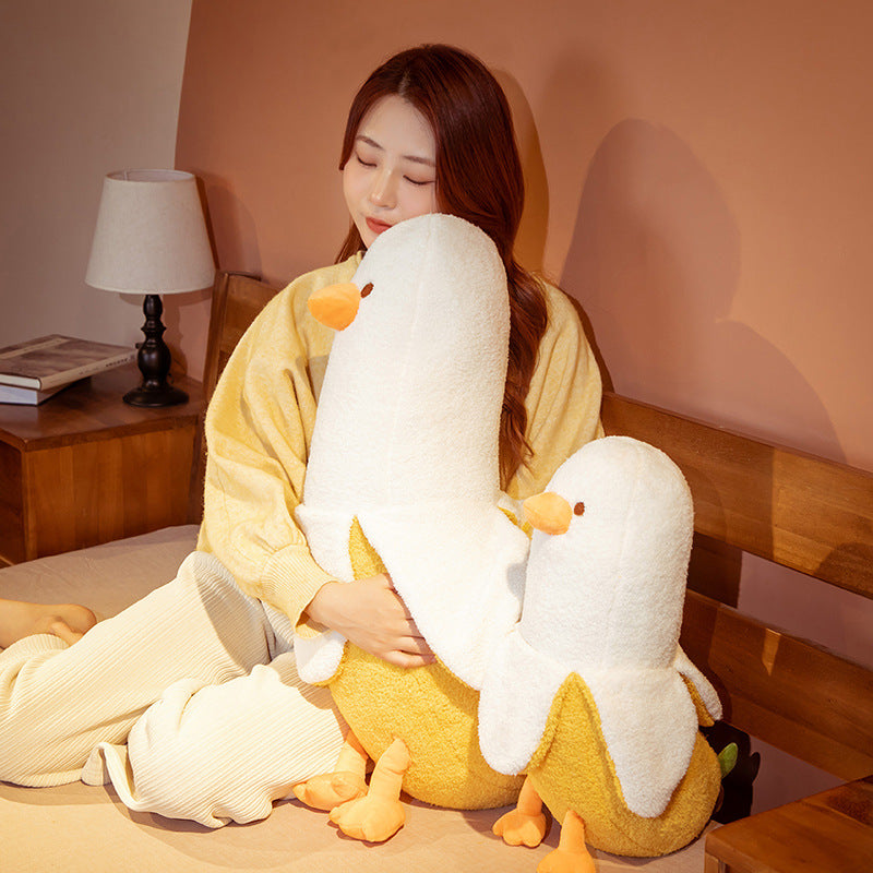 Fluffy Banana Duck Crew Plushies - Kawaiies - Adorable - Cute - Plushies - Plush - Kawaii