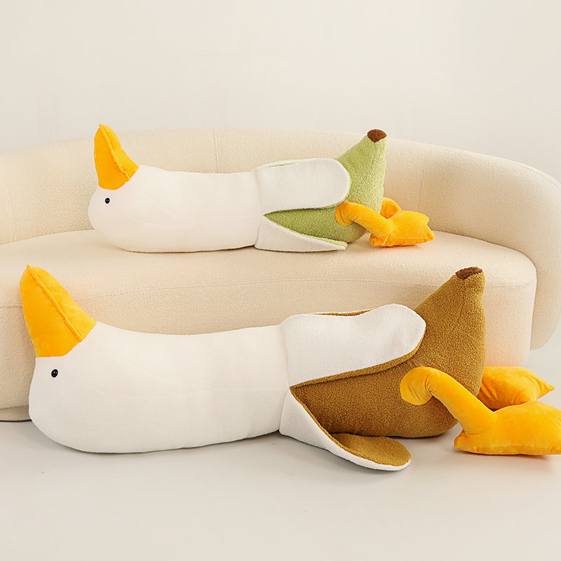 Fluffy Banana Duck Plushie - Kawaiies - Adorable - Cute - Plushies - Plush - Kawaii