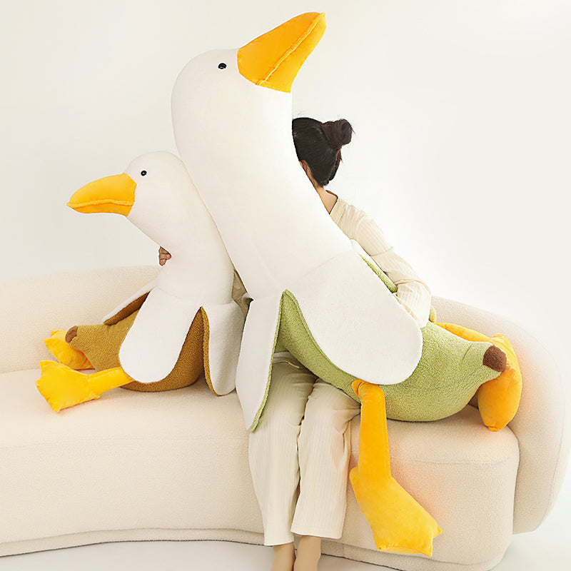 Fluffy Banana Duck Plushie - Kawaiies - Adorable - Cute - Plushies - Plush - Kawaii