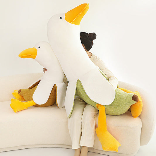 Fluffy Banana Duck Plushie - Kawaiies - Adorable - Cute - Plushies - Plush - Kawaii