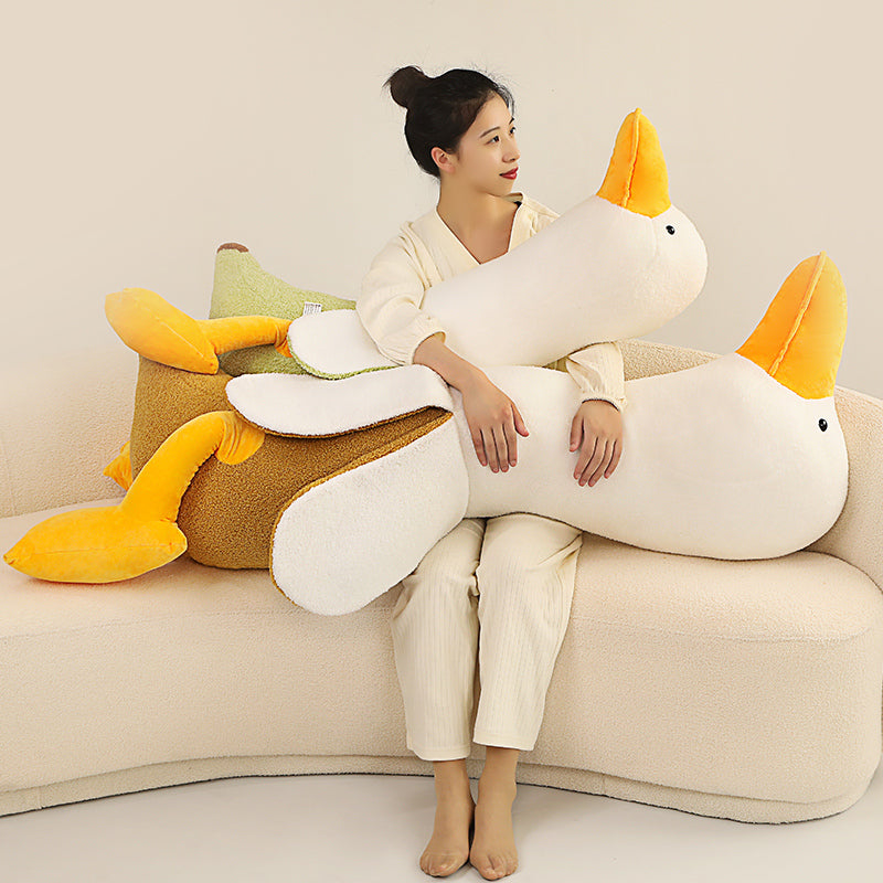 Fluffy Banana Duck Plushie - Kawaiies - Adorable - Cute - Plushies - Plush - Kawaii