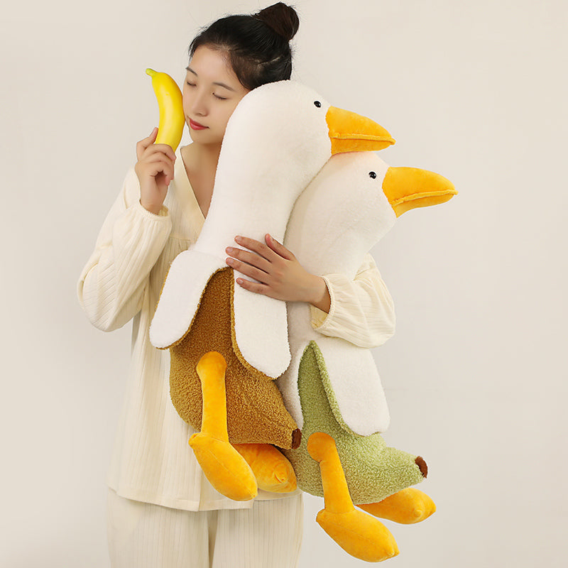 Fluffy Banana Duck Plushie - Kawaiies - Adorable - Cute - Plushies - Plush - Kawaii