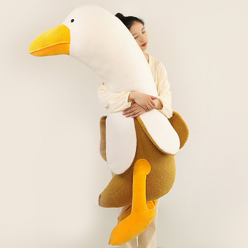 Fluffy Banana Duck Plushie - Kawaiies - Adorable - Cute - Plushies - Plush - Kawaii