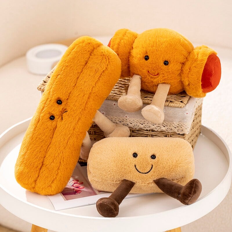 Fluffy Breakfast Bakery Plushie Collection - Kawaiies - Adorable - Cute - Plushies - Plush - Kawaii