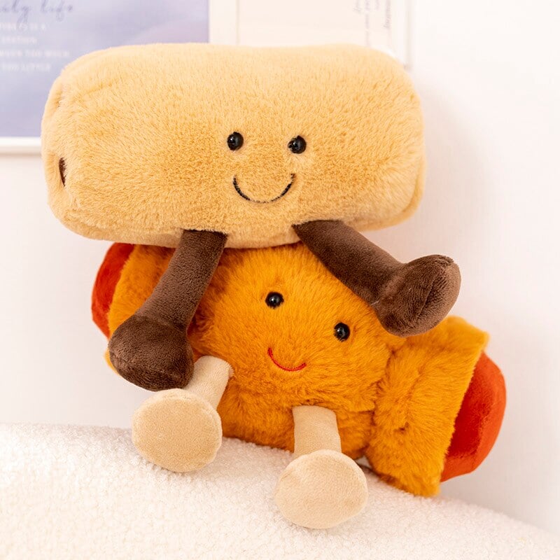 Fluffy Breakfast Bakery Plushie Collection - Kawaiies - Adorable - Cute - Plushies - Plush - Kawaii