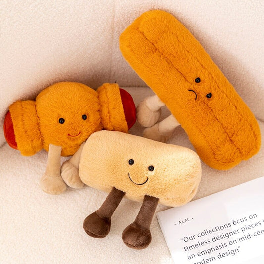 Fluffy Breakfast Bakery Plushie Collection - Kawaiies - Adorable - Cute - Plushies - Plush - Kawaii