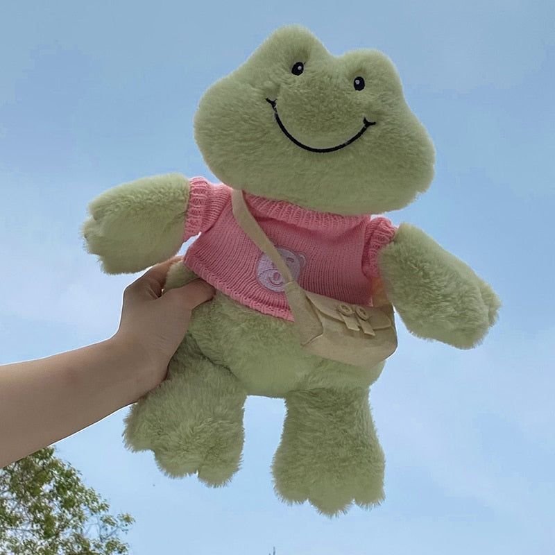 Fluffy Cheerful Frog Plushie Collection - Kawaiies - Adorable - Cute - Plushies - Plush - Kawaii