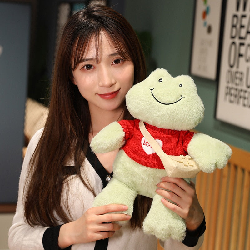 Fluffy Cheerful Frog Plushie Collection - Kawaiies - Adorable - Cute - Plushies - Plush - Kawaii