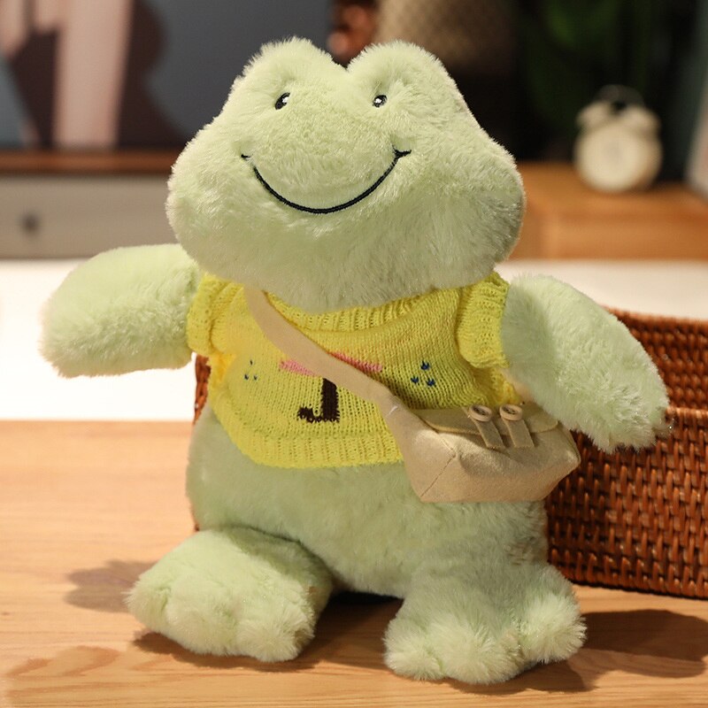 Fluffy Cheerful Frog Plushie Collection - Kawaiies - Adorable - Cute - Plushies - Plush - Kawaii