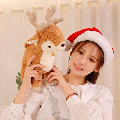 Fluffy Christmas Tree & Reindeer Plushie - Kawaiies - Adorable - Cute - Plushies - Plush - Kawaii