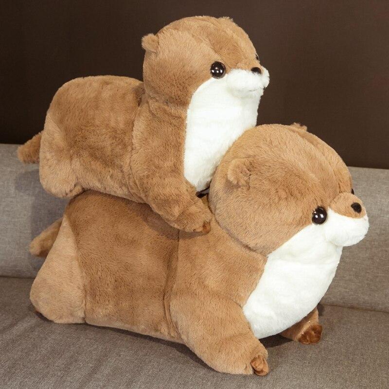 Fluffy Chubby Otter Plushies - Kawaiies - Adorable - Cute - Plushies - Plush - Kawaii