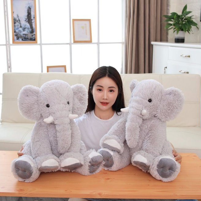 Fluffy Elephant Family - Kawaiies - Adorable - Cute - Plushies - Plush - Kawaii