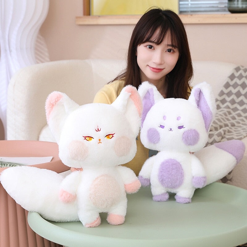 Fluffy Huge Tail Kawaii Fox Plushies - Kawaiies - Adorable - Cute - Plushies - Plush - Kawaii