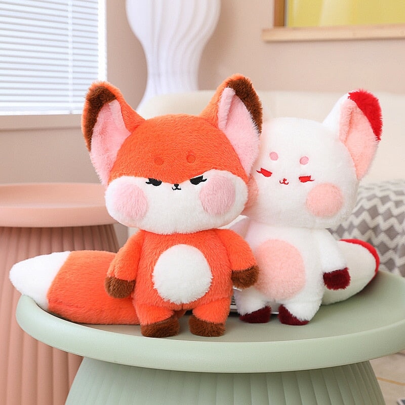 Fluffy Huge Tail Kawaii Fox Plushies - Kawaiies - Adorable - Cute - Plushies - Plush - Kawaii