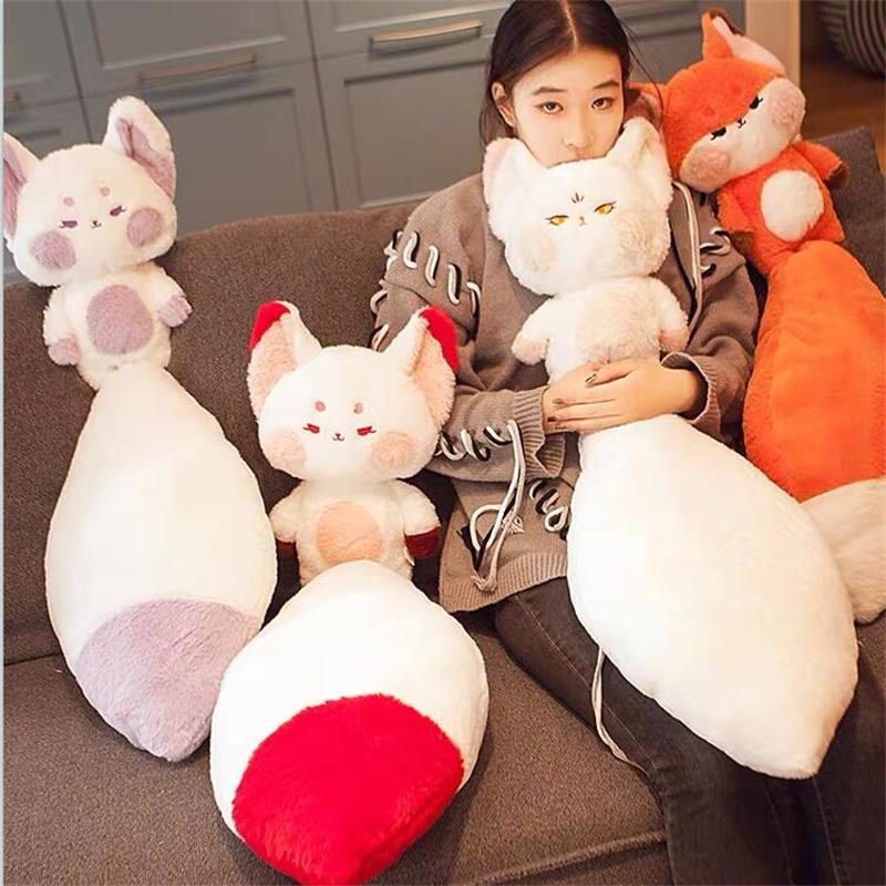 Fluffy Huge Tail Kawaii Fox Plushies - Kawaiies - Adorable - Cute - Plushies - Plush - Kawaii