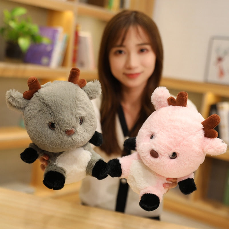 Fluffy Kawaii Reindeer Plush - Kawaiies - Adorable - Cute - Plushies - Plush - Kawaii