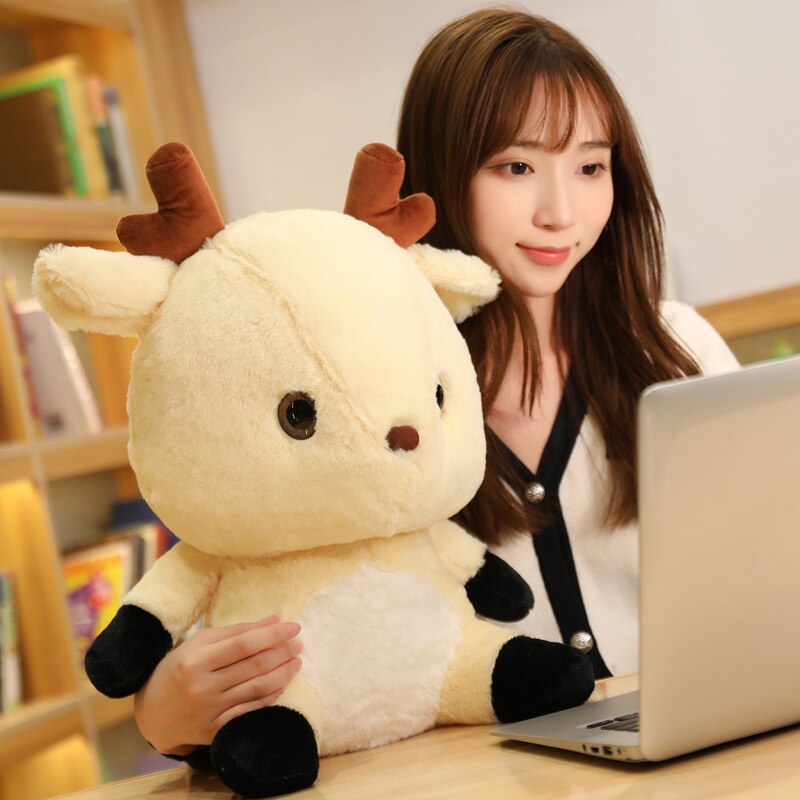 Fluffy Kawaii Reindeer Plush - Kawaiies - Adorable - Cute - Plushies - Plush - Kawaii