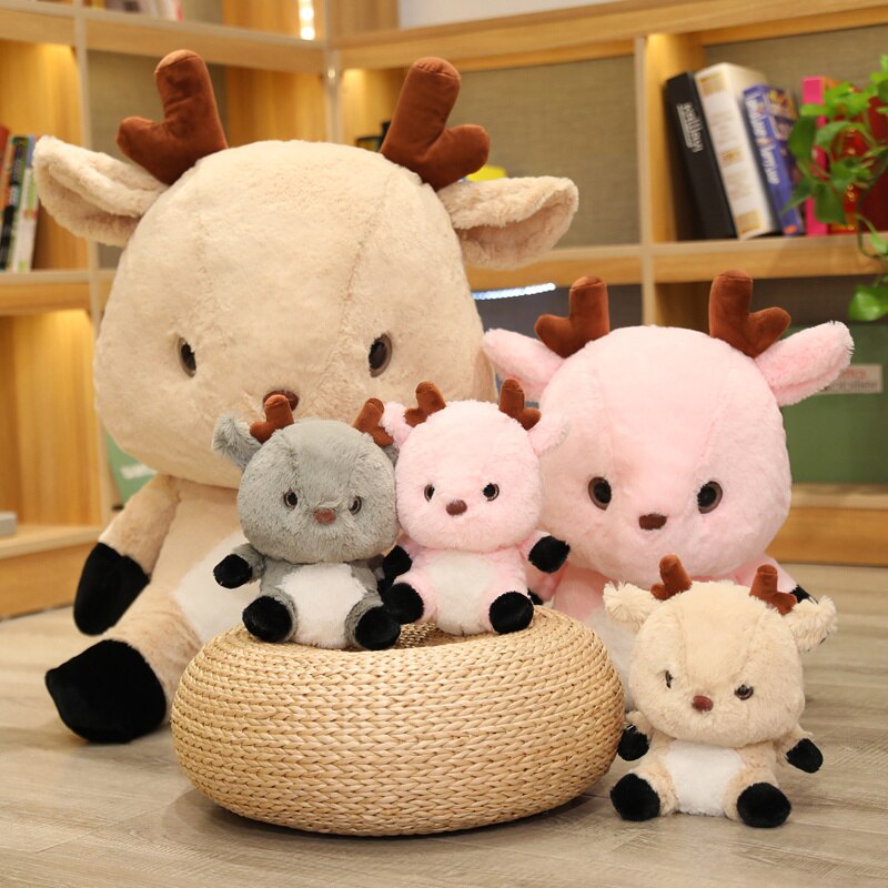 Fluffy Kawaii Reindeer Plush - Kawaiies - Adorable - Cute - Plushies - Plush - Kawaii