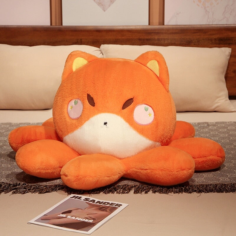 Fluffy Octo-Animal Fox Cat Bunny Bear Plushies | NEW - Kawaiies - Adorable - Cute - Plushies - Plush - Kawaii