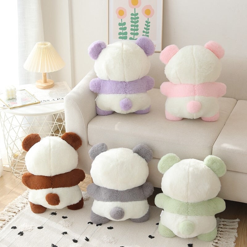 Fluffy Panda Squad Plushies - Kawaiies - Adorable - Cute - Plushies - Plush - Kawaii