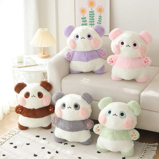 Fluffy Panda Squad Plushies - Kawaiies - Adorable - Cute - Plushies - Plush - Kawaii