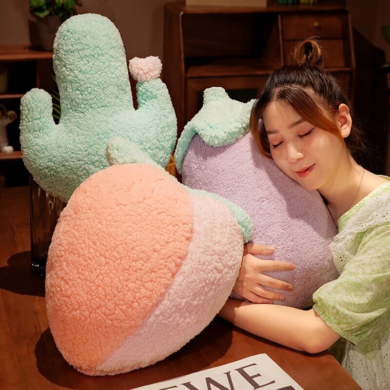 Fluffy Pastel Fruit & Veg Plushie Collection | NEW - Kawaiies - Adorable - Cute - Plushies - Plush - Kawaii