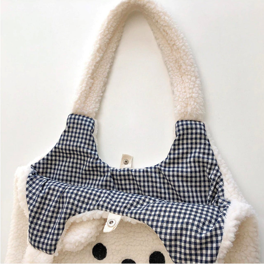 Fluffy Pup Tote - Kawaiies - Adorable - Cute - Plushies - Plush - Kawaii