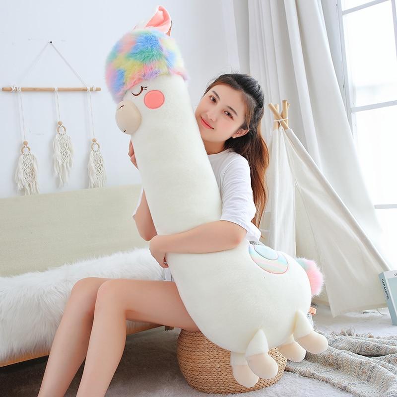 Fluffy Rainbow Hair Alpaca Squad - Kawaiies - Adorable - Cute - Plushies - Plush - Kawaii