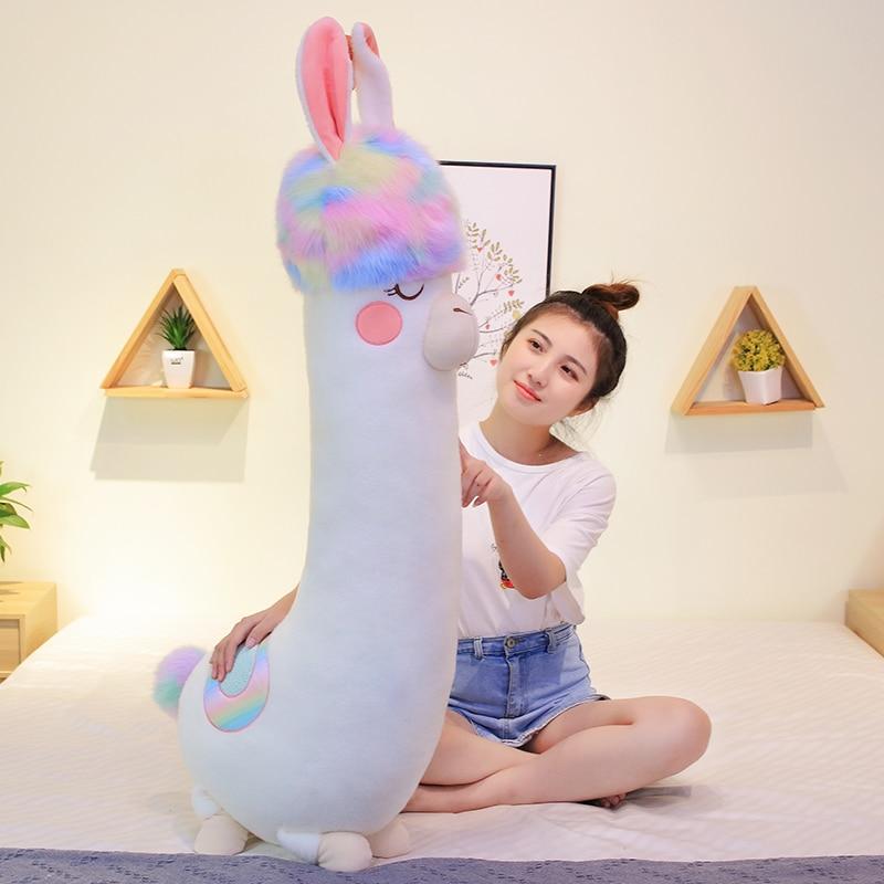 Fluffy Rainbow Hair Alpaca Squad - Kawaiies - Adorable - Cute - Plushies - Plush - Kawaii
