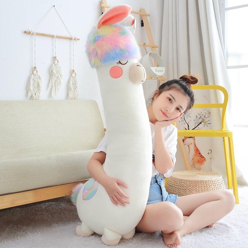 Fluffy Rainbow Hair Alpaca Squad - Kawaiies - Adorable - Cute - Plushies - Plush - Kawaii