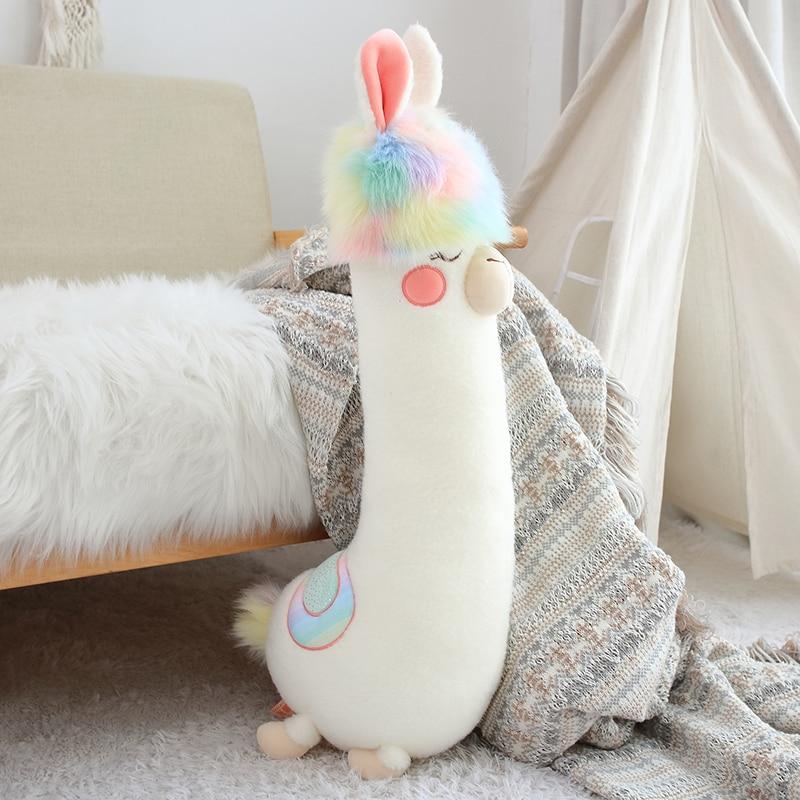 Fluffy Rainbow Hair Alpaca Squad - Kawaiies - Adorable - Cute - Plushies - Plush - Kawaii