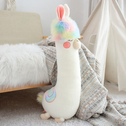 Fluffy Rainbow Hair Alpaca Squad - Kawaiies - Adorable - Cute - Plushies - Plush - Kawaii