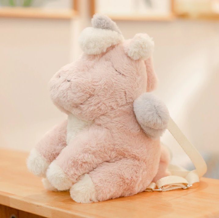Fluffy Unicorn Backpack - Kawaiies - Adorable - Cute - Plushies - Plush - Kawaii
