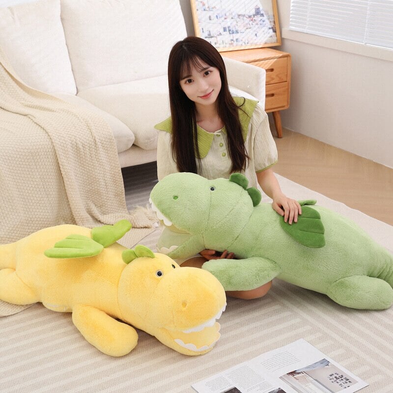 Flying Fluffy Dragon Plush Stuffed Toy - Kawaiies - Adorable - Cute - Plushies - Plush - Kawaii