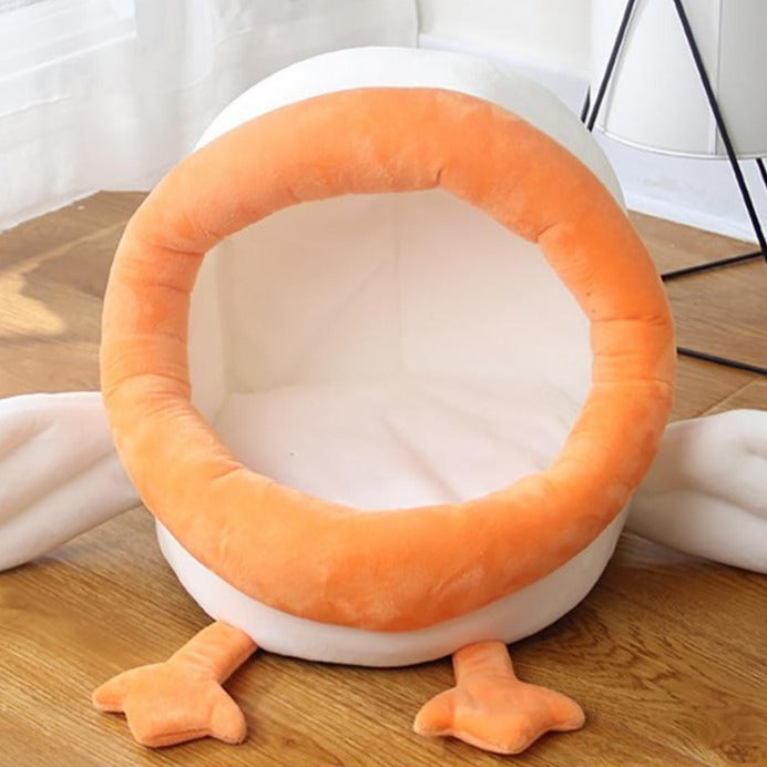 Flying White Duck Cat Bed - Kawaiies - Adorable - Cute - Plushies - Plush - Kawaii