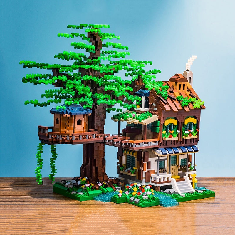 Forest Tree House Hotel Nano Building Blocks - Kawaiies - Adorable - Cute - Plushies - Plush - Kawaii